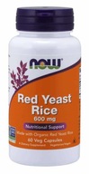 NOW FOODS Organic Red Yeast Rice 600mg 60Vkaps
