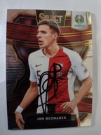 Karta panini autograf Polska Prizm Jan Bednarek Euro