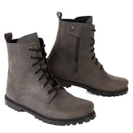 SKÓRZANE BUTY MOTOCYKLOWE REBELHORN NOMAD GREY 42