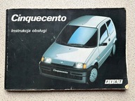 FIAT CINQUECENTO Instrukcja Obslugi Ksiazka 1994 PL POLSKA