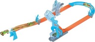 Hot wheels track builder zestaw torów powietrzny zjad z autem HNN38