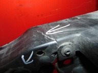 VW EOS 2.0 TDI support panel for radiators radiator fan