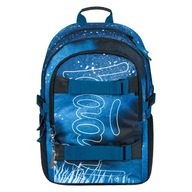 Školský batoh viackomorový BAAGL Odtiene modrej 25 l