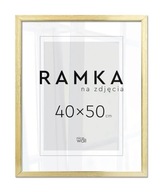 Złota Ramka na zdjęcie 40x50 cm Rama 50x40 cm