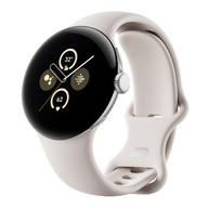 Google Pixel Watch 2, inteligentny zegarek, srebrny