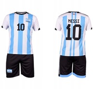 MESSI strój piłkarski koszulka spodenki getry ARGENTYNA rozm. 152