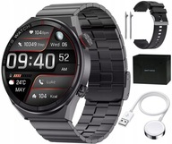 ZEGAREK MĘSKI SMARTWATCH ROZMOWY BRANSOLETKA + PASEK+ ŁADOWARKA INDUKCYJNA