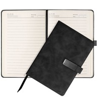 Planer Notes Poznámkový blok Zošit Denník A5 v riadku Bullet Journal Black