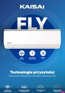 Klimatyzator Kaisai FLY 3,5 kw WiFi z Montażem Wa-Wa okolice