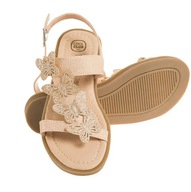 Cool Club Dievčenské sandále motýliky, zlaté r 30