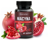 Skoczylas NIACIN 60kapsúl Vitamín B3 Granátové jablko Mozog Nervový systém