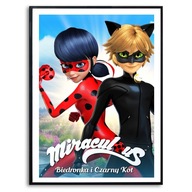 PLAGÁT pre dieťa 29,7x42 Rozprávka Miraculous Vzory