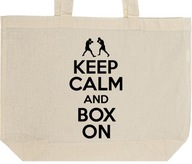 KEEP CALM AND BOX ON torba zakupy prezent