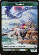 MtG: Dinosaur Token (Green */*) (xMOM)