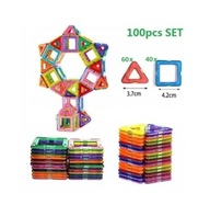 100 ks magnetických stavebných blokov pre deti