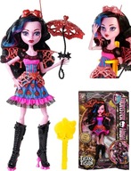 MONSTER HIGH UPIORNE POŁĄCZENIE LALKA DRACUBECCA + AKCESORIA SERIA 1