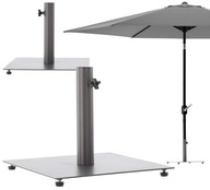 PODSTAWA POD PARASOL OGRODOWY BAZA STOJAK 40X40cm METALOWA