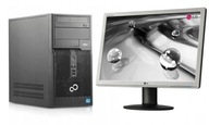 POČÍTAČ S MONITOROM PC FUJITSU 2,6GHZ 4GB 250GB