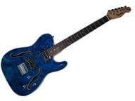 HARLEY BENTON TE-90QM HH Trans Blue nowa gitara elektryczna telecaster usta