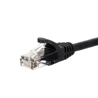 Netrack patchcord RJ45 kat. 5e UTP, 1m czarny