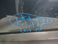 HYUNDAI TUCSON IV 20- door left front front moulding for door