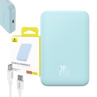 BASEUS SZYBKI POWERBANK 5000mah USB-C PD 20W MAGSAFE ŁADOWANIE INDUKCYJNE