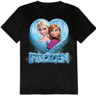 KOSZULKA DZIECIĘCA T-SHIRT DLA DZIECKA FROZEN KRAINA LODU 140 JAKOŚĆ