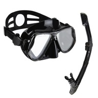 Potápačský set AQUASTIC Maska Šnorchel čierna