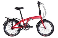 Skladací bicykel Dorozhnik ONYX planetárny rám 12 palcov koleso 20 " červená