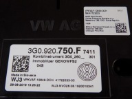 VW PASSAT B8 1.5 TSI dials dials 3G0920750F