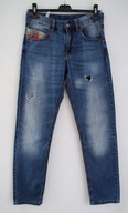 BENETTON SPODNIE jeans przetarcia roz 160 chłopiec 11-12 lat roz 2XL