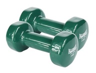 Zestaw hantli ciężarki hantle fitness 2x3 kg green