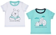 DISNEY T-shirt KUBUŚ PUCHATEK 2-pak r.68/74cm,3-6M