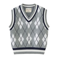 Chlapčenská pletená svetrová vesta 2S7