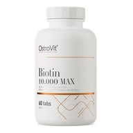 OSTROVIT BIOTIN 10.000 MAX 60 TAB WIT B7 BIOTÍN 10 MG - 240 PORCIÍ