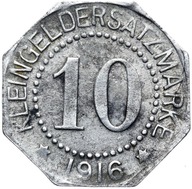 + Schneidemuhl - Piła - NOTGELD - 10 Pfennig 1916 - ŻELAZO - STAN !