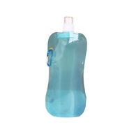 Składana butelka na wodę wielokrotnego użytku jasnoniebieska