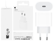 ORYGINALNA ŁADOWARKA SIECIOWA ZASILACZ APPLE 20W PD USB C MHJE3ZM/A iPHONE