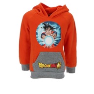 BLUZA DRAGON BALL CHŁOPIĘCA DZIECIĘCA Z KAPTUREM ORYGINALNA KANGURKA GOKU