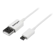 StarTech 1m USB 2.0 A/Micro-B m/m kabel USB USB A Micro-USB B Biały