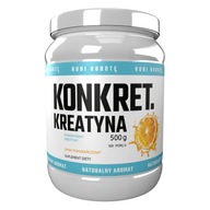 KONKRET Kreatyna 500g Monohydrat POMARAŃCZOWY