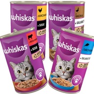 Whiskas Mix Smaków Mokra Karma Dla Kota Adult 24x400g Puszki Whiskas 9,6kg