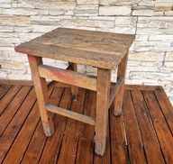 Taboret drewniany stary krzesło zabytek