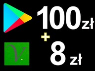 Karta Google Play 100 zł Kod Prepaid Klucz Android