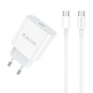 JELLICO Ładowarka sieciowa - AK180 PD 20W USB-C+ kabel USB-C / USB-C