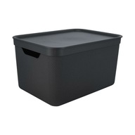 Krabice s víkem Rotho 16 l antracit