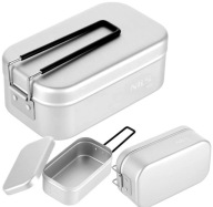 Uzsonnás doboz Ételtároló LUNCH BOX Rozsdamentes 500ml NILS CAMP