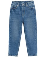 Cool Club Spodnie jeansowe dziewczęce, mom fit roz 140 cm