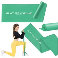 TAŚMA GUMA REHABILITACYJNA DO ĆWICZENIA I FITNESSU FLAT BAND 2M OPÓR 3/7