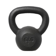 Tréningový KETTLEBELL čierny 6kg HMS ODOLNÁ